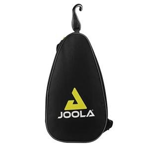 JOOLA Vision Duo Pickleball Cover and Bag - Sling Bag for Paddles & Accessories - Easily Fits Two Paddles, Two Pickleball Balls, & Small Accessories - Includes Hideaway Fence Hook - Black