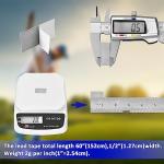 Golf Lead Tape 1/2" x 60", 2 Grams Per Inch High Density, Add Swing Weight Self-Adhesion for Golf Fishing Tennis Racket Pickleball Paddle