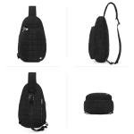 CLUCI Pickleball Bag for Women, Quilted Crossbody Bags for Women Men, Puffer Travel Sling Chest Bag