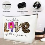 JioJio Chan Funny Pickleball Lover Gift Makeup Bag, Pickleball Player, Thank You, Birthday Gifts for Women, Sister,Teen,Daughter,Bff,Friend, PU Leather Makeup Cosmetic Bag
