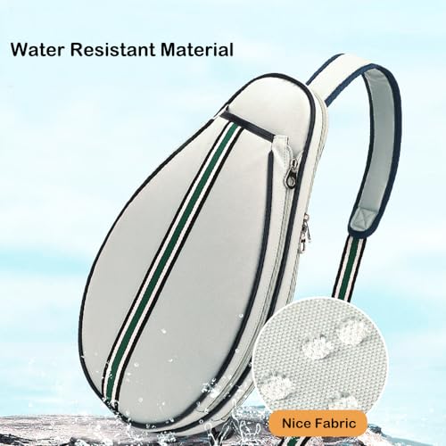 Unisex Water Resistant Pickleball Bag with Padded Straps