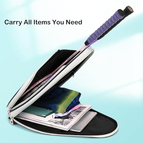 Unisex Water Resistant Pickleball Bag with Padded Straps