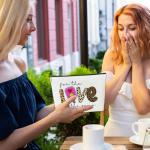 JioJio Chan Funny Pickleball Lover Gift Makeup Bag, Pickleball Player, Thank You, Birthday Gifts for Women, Sister,Teen,Daughter,Bff,Friend, PU Leather Makeup Cosmetic Bag