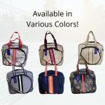Dallas Hill Designs Tennis Bag for Women | Neoprene Tote | 3 Rackets | Applicable for Pickleball, Paddle, Squash, Racquetball, Badminton | Shoes and Gear | Ladies Purse | Multi Pockets
