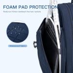 KAVIGOR Tennis Bag Holds 2 Rackets, Quilted Tennis Backpack, Waterproof Crossbody Sling Pickleball Bags for Women, Men and Youth