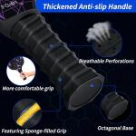 Fanovae Pickleball Paddles Set of 2,Reinforced Fiberglass Surface Set with Pickleball Rackets, 4 Pickle Balls, Sling Bag, Grip Tapes,​ Ideal Gift for Men Women Beginners, Black