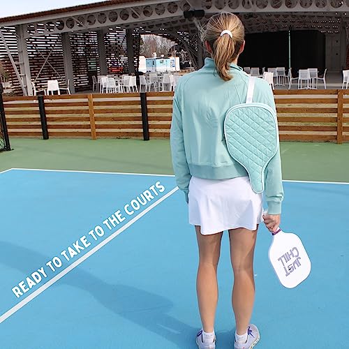 Chic Pickleball Paddle Bag with Adjustable Strap - Gift Idea