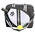 Customizable Pickleball Duffel Bag & Backpack - Black and White