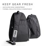 JOOLA Everyday Sling Bag - Lightweight Pickleball Backpack holds 2 Paddles - Crossbody Sports Bag with Water Bottle Pocket & Hideaway Carabiner - Court Ready, Travel Friendly