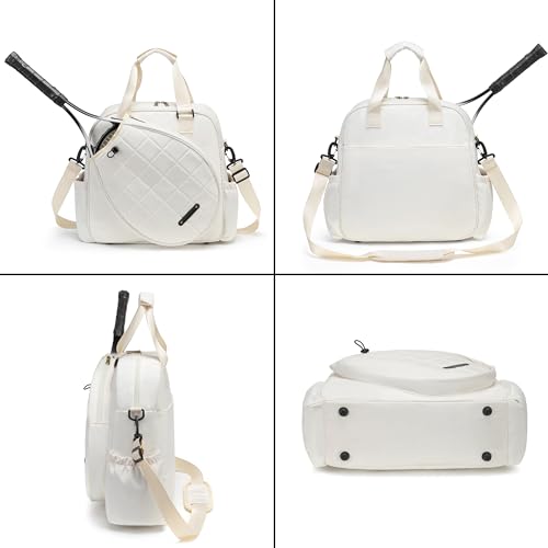 Rejolly Pickleball Shoulder Bag for Rackets, Paddles (Quilted)