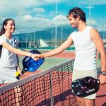 MTEN Pickleball Paddles, USAPA Approved Pickleball Paddles Set of 2, Fiberglass Surface Pickleball Set, 2Pickleball Rackets, 4 Pickleball Balls, 2Grip Tapes & Carry Bag for Men Women