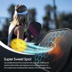 Pickleball Paddles 2026 Pickleball Paddles Set of 2 16mm Thick Paddle with Pickleball Bag Large Sweet Spot Pickle Ball Paddle Set ​for Men Women Pickleball Racket Set of 2