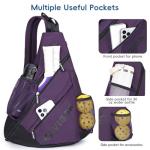 KAVIGOR 2025 Pickleball Sling Bag, Convertible Ultra-Light Backpack with Skin-Soft Fabric & Wet/Dry Pocket, Fits 4 Paddles + Gear