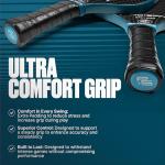 PRO-SPIN Carbon Fiber Pickleball Paddles Set of 2 or Single | Lightweight Pickleball Set with Indoor/Outdoor Balls, Bag & Covers – Durable Pickle Ball Paddle Gift for Men, Women & Families