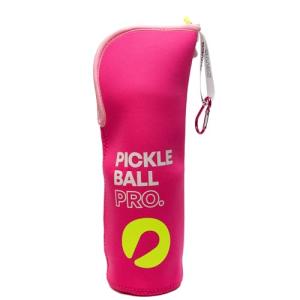 WES Pickleball Ball Holder - Metal Hook for Fence/Backpack | Neoprene Pickleball Ball Bag