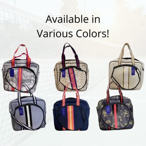 Women's Neoprene Pickleball Bag | 3 Racket Tote