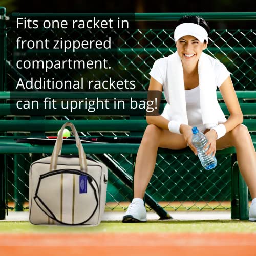 Women's Neoprene Pickleball Bag | 3 Racket Tote