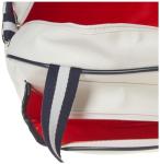 SamLouise Pickleball Tote Bag Adjustable | Backpack With Water Bottle Holder |Women's Pickle Ball Bag | Multi-color Leather Pickle Ball Backpack Bag | Modern Design Adjustable Shoulder Straps (White)