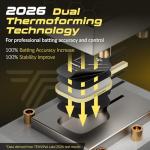 TENVINA Pickleball Paddles, Thermoformed T700SC Carbon Fiber Pickleball Paddle, Pickle Ball Paddle USAPA Approved with Dominant Power and Larger Sweet Spot