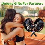 RWUTYTIUL Black Flag Eagle Pickle Ball Paddle Cover, Neoprene Pickleball Paddle Sleeve with Zippered Racket, Universal Paddle Storage Bag Size 8.66" x 11.4", Pickleball Paddle Case for Women Men