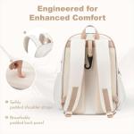 KAVIGOR Pickleball Bag, Quilted Pickleball Backpack with Shoe Compartment & Waterproof Pocket, Pickle Ball Paddle Bag Fits 2 to 4 Paddles for Women and Men