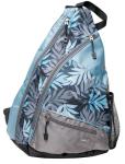 Ladies Printed Pickleball Sling Bag - "Pacific Palm" - New | Holds Multiple Paddles | Shoe Bag Included | Easy To Carry | Designed Expressly for Pickleball