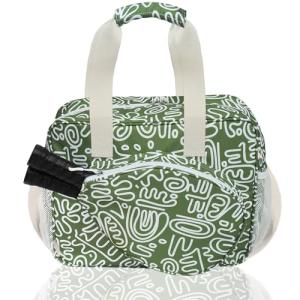 Pickleball Bag for Women, Tote Bag Crossbody Shoulder Purse Handbag for Tennis Pickle Ball Yoga Gym Duffle Bag Green