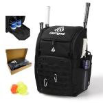 Gemgoal Extra Large Pickleball Bag for Men with Shoe Compartment Pickleball Backpack for 4 Rackets with Fence Hook Paddle Compartments Balls Holder Multiple Compartments