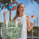 Pickleball Bag for Women, Tote Bag Crossbody Shoulder Purse Handbag for Tennis Pickle Ball Yoga Gym Duffle Bag Green