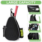 Docami Tennis Bag for Women Men, Tennis Racket Bags Backpack Lightweight Water Resistant Sling Crossbody Gym Backpacks for Tennis Racquet, Pickleball Paddles, Badminton, Pickleball Gear & Accessories