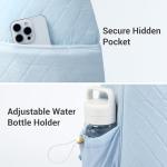 VELADAY Pickleball Bag for Women Chic Quilted Sling Bag, Fits 2 Paddles, Lightweight Weatherpoorf for Court & Daily Use, Blue