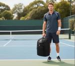 Gemgoal Extra Large Pickleball Bag for Men with Shoe Compartment Pickleball Backpack for 4 Rackets with Fence Hook Paddle Compartments Balls Holder Multiple Compartments