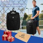 Gemgoal Extra Large Pickleball Bag for Men with Shoe Compartment Pickleball Backpack for 4 Rackets with Fence Hook Paddle Compartments Balls Holder Multiple Compartments