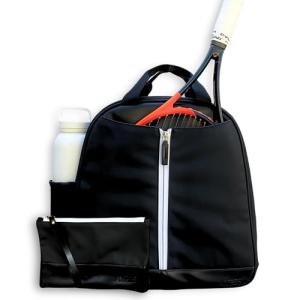 AYRES OUTDOOR Tennis Bag for Women, Designer Tennis Racket BackPack, Women Tennis Bag, Woman Pickleball BackPack, Tennis Bags 2 Rackets (Black)