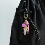 72ore Mini Golf Tennis Ball Pickleball Football Keychain Cute Bag Charms Purse Charms for Handbags Tote Bags Gift for Women