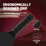 Pickleball Paddles Set of 4,USAPA Approved,4 Indoor&Outdoor Balls, Carrying Bag, 4 Cooling Towels,4 Pack Paddles,Pickleball Paddles Pack Gifts for Beginner&Pro