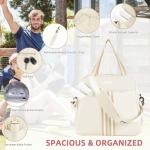 Pickleball Bag Pickle Ball Backpack for Women Pickleball Tote Sport Equipment Bag with Shoe Compartment Gift Accessory 30L