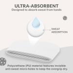 Palbea Pickleball OverGrip Tape - Pack of 6 - Extra Tacky White Pickleball Grip Tape - High Sweat Absorption & Non-Slip Soft Touch. Accessories Designed to Enhance Your Pickleball Paddle Grip Tape.