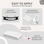Palbea Pickleball OverGrip Tape - Pack of 6 - Extra Tacky White Pickleball Grip Tape - High Sweat Absorption & Non-Slip Soft Touch. Accessories Designed to Enhance Your Pickleball Paddle Grip Tape.
