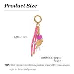 72ore Mini Golf Tennis Ball Pickleball Football Keychain Cute Bag Charms Purse Charms for Handbags Tote Bags Gift for Women