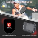 ZÜCA Rolling Pickleball Bag - Professional Touring Case for Men and Women - Portable Pickleball Sports Bag with Storage for Gear, Paddles, Accessories - Convenient Seat - Lightweight and Durable