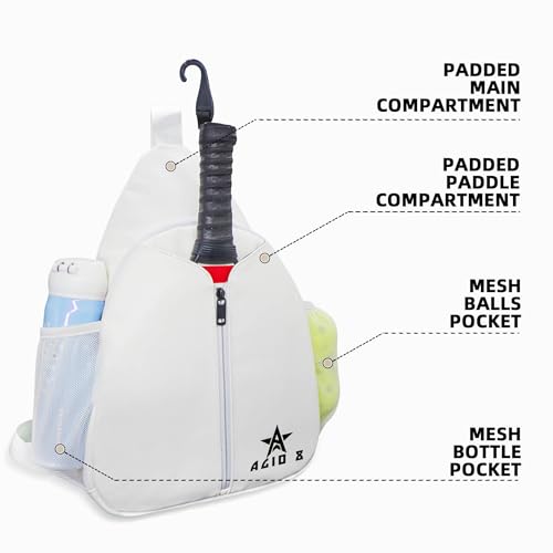Agio 8 Stylish Pickleball Backpack for Men & Women
