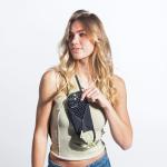 Sherpani Esprit, Sling Backpack, 10L Travel Bag, Shoulder Sling Purse, Crossbody Backpack, Unisex Travel Gifts, Pickleball Bag, RFID Protection, Fits 10 Inch Tablet (Palm)