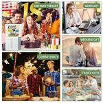 JFEHBFL Pickleball Gifts for Women,Pickleball Makeup Bag Canvas Zippered Cosmetic Pouch, Unique Gift for Pickleball Enthusiasts, Organizer for Toiletries & Makeup