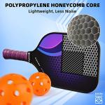 Pickleball-Paddles-Set of 4 or 2 Rackets by JoncAye, USAPA Approved Pickle-Ball Equipment with Balls, Bag, Accessories, Fiberglass Graphite Pickleball Racquet Set for Men, Women