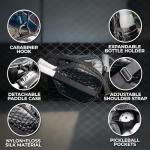 Modern Court Pickleball Bag for Women with Detachable Paddle Case, Fence Hook and Expandable Water Bottle Holder | Specialized Pickleball Tote with Shoulder Strap | Great Gift for Pickleball Lovers