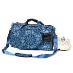 Boulder Bee Crossbody Pickleball Bags, Pickleball Sport Sling Bag for Women, Duffel Bags w Wet Pocket & Shoes Compartment, with Racquet/Paddle Holder (Blue)