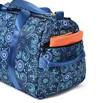 Boulder Bee Crossbody Pickleball Bags, Pickleball Sport Sling Bag for Women, Duffel Bags w Wet Pocket & Shoes Compartment, with Racquet/Paddle Holder (Blue)