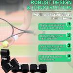 Rolett 12 Pack Tennis Racket Grip Tape, Precut Anti Slip Tennis Grip Tape, Absorbent and Dry Feel Tennis/Pickleball/Badminton Grips Overgrip Tape, Highly Comfortable Overgrip Tennis Racket Tape