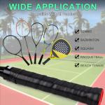 Rolett 12 Pack Tennis Racket Grip Tape, Precut Anti Slip Tennis Grip Tape, Absorbent and Dry Feel Tennis/Pickleball/Badminton Grips Overgrip Tape, Highly Comfortable Overgrip Tennis Racket Tape